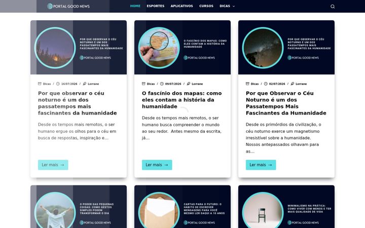 Screenshot of portalgoodnews.com