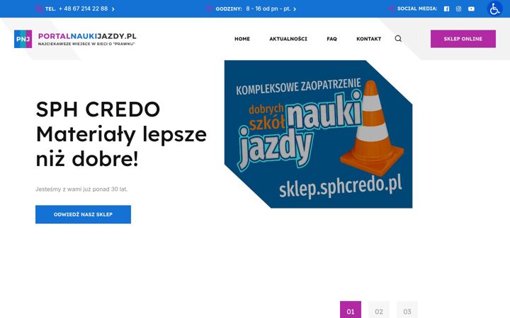 Screenshot ta' portalnaukijazdy.pl