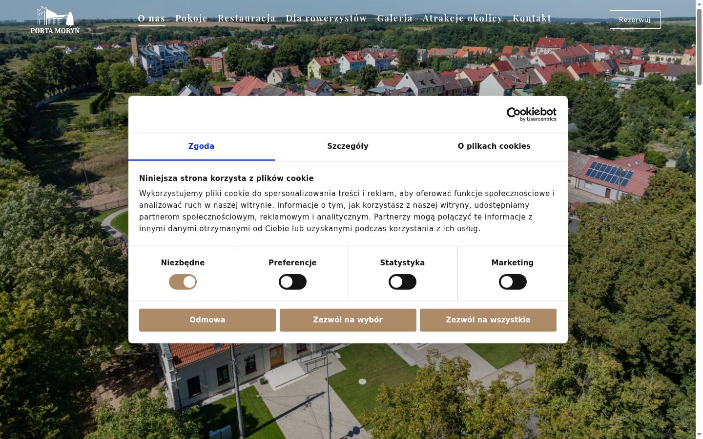 Ekraanipilt nõusolekubännerist, mida näidati enne mis tahes suhtlust