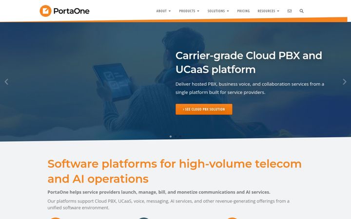 Screenshot of portaone.com