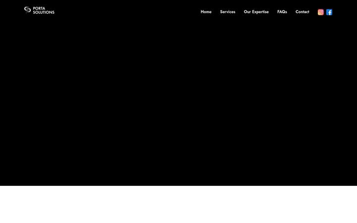 Screenshot of portasolutions.io