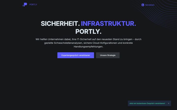 Ekraanipilt saidist portly.de