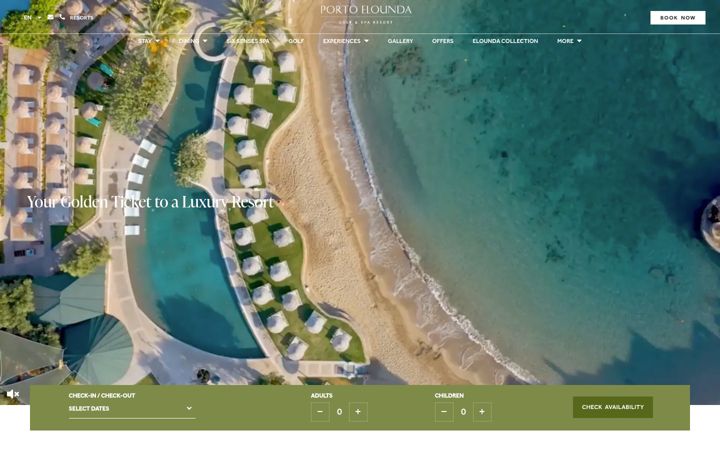 Screenshot di portoelounda.com