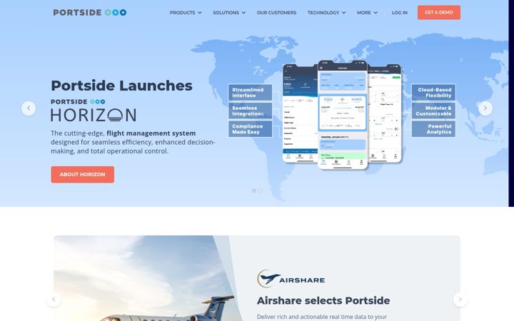 Screenshot of portside.co