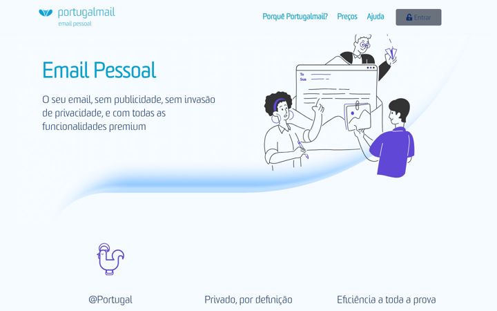 Screenshot of portugalmail.pt