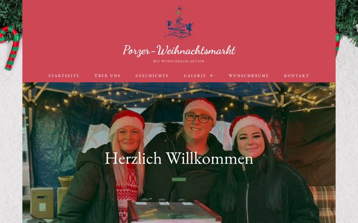 Screenshot of porzer-weihnachtsmarkt.de