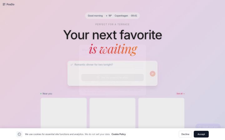Screenshot of pos.do