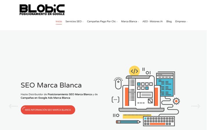 Screenshot von posicionamientoengoogle.com