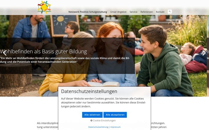 Screenshot of positive-schulgestaltung.de