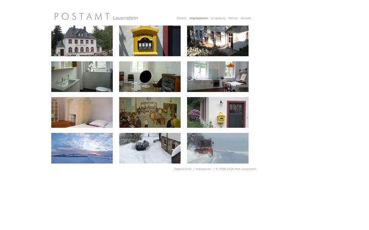Screenshot of postamt-lauenstein.de