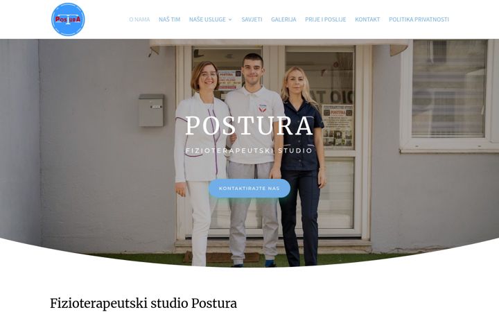 Ekraanipilt saidist postura.hr