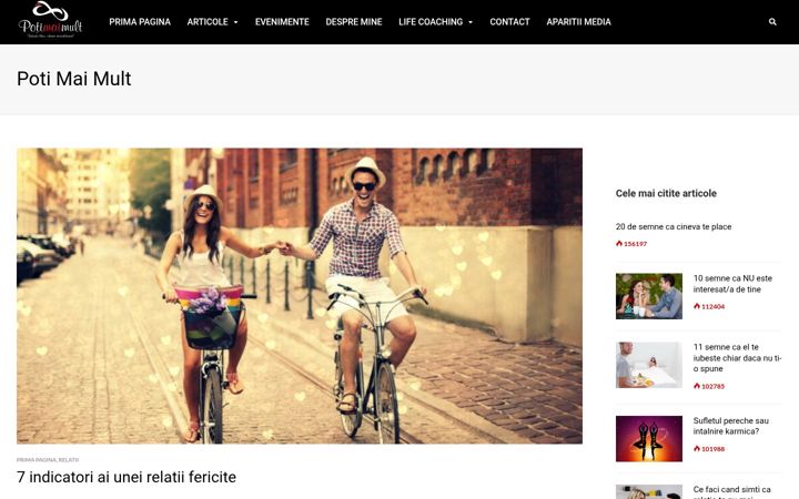 Screenshot of potimaimult.ro