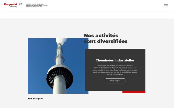 Screenshot di poujoulat.group