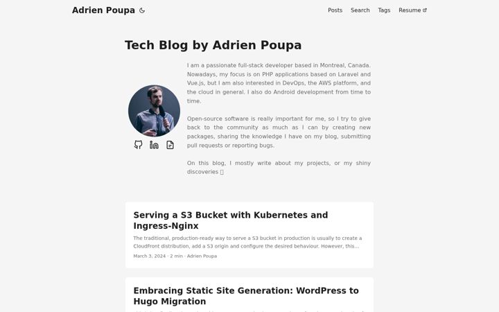 Screenshot di poupa.net