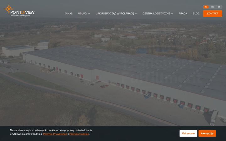 Screenshot of pov.com.pl