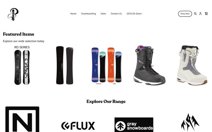 Screenshot of powderbowl.com