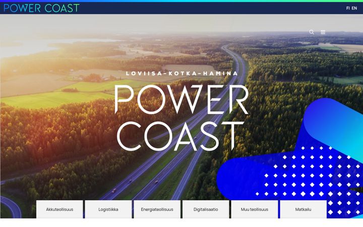 Screenshot di powercoast.fi