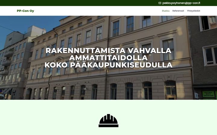 Screenshot of pp-con.fi