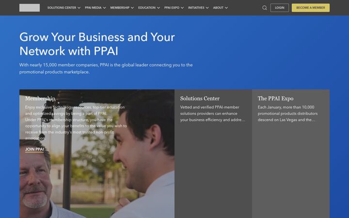 Screenshot of ppai.org