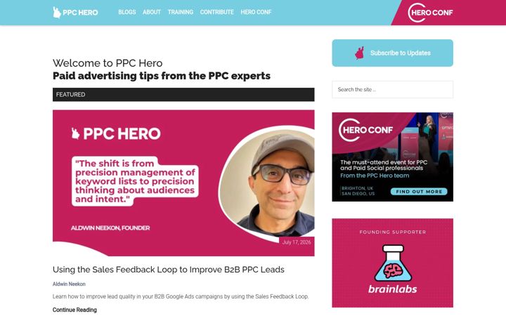 Screenshot of ppchero.com