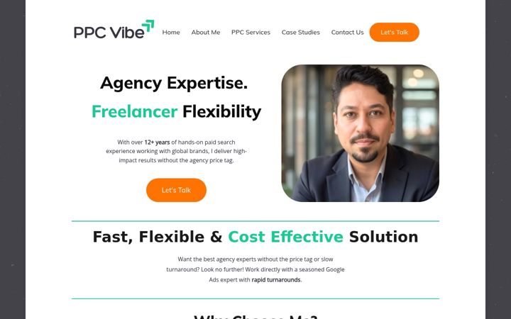 Screenshot of ppcvibe.com