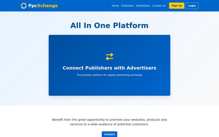 Screenshot of ppcxchange.com