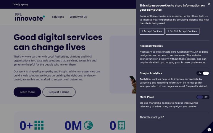Screenshot of pplinnovate.co.uk