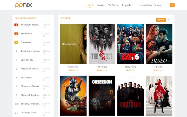Screenshot of ppnix.com