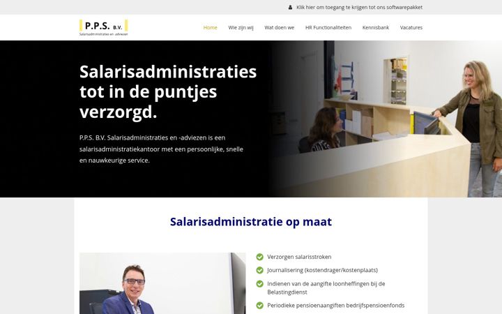 Screenshot of ppsal.nl
