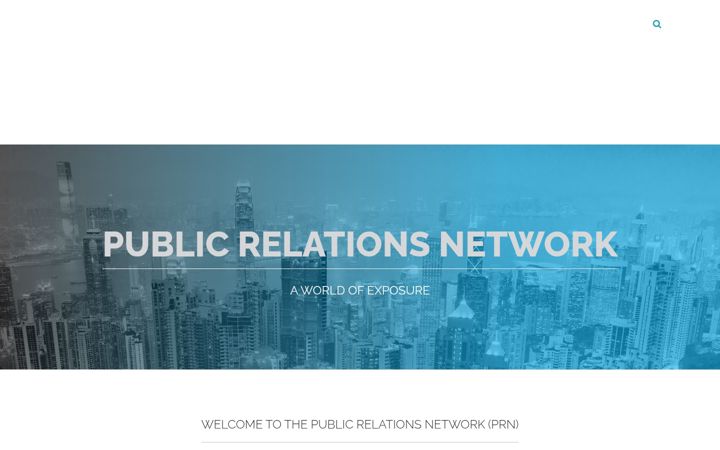 Screenshot von pr-network.biz