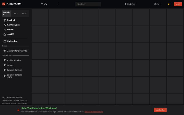 Screenshot of pr0.app