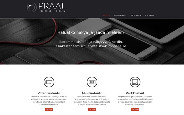 Screenshot van praatpro.com