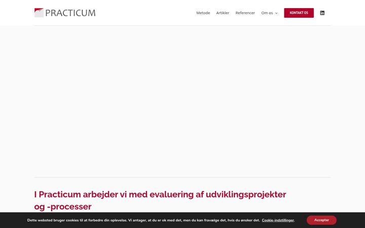 Screenshot of practicum.dk