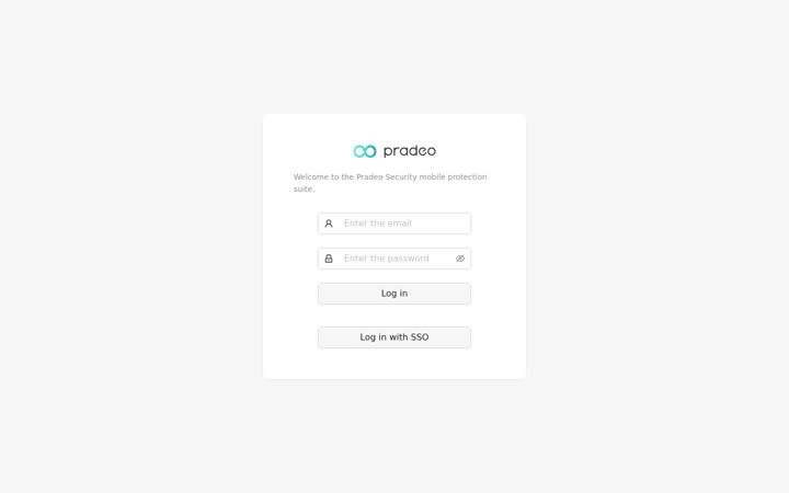 Screenshot of pradeo-security.com
