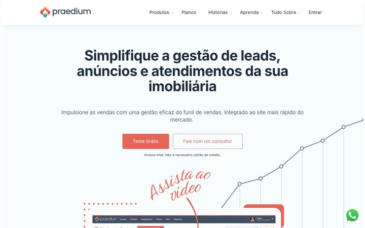 Screenshot of praedium.com.br