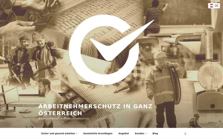 Screenshot of praeventivdienste.at
