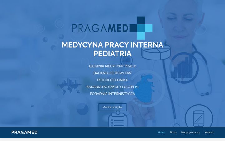 Screenshot of pragamed.pl