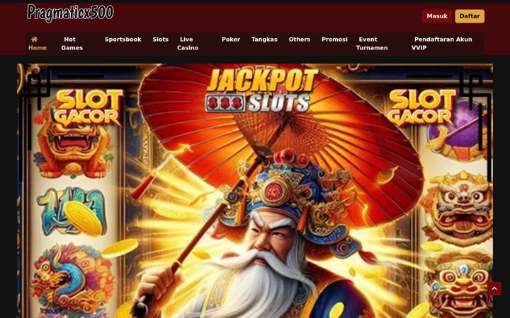 Screenshot of pragmaticx500.com