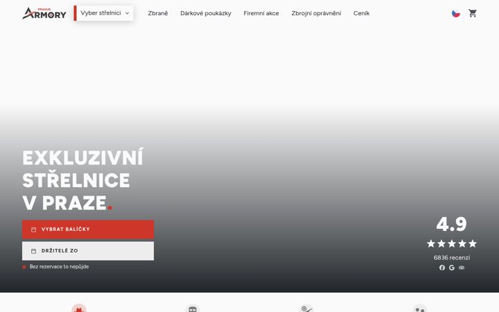Screenshot of praguearmory.cz