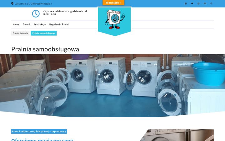 Screenshot of pralnia-samoobslugowa.eu