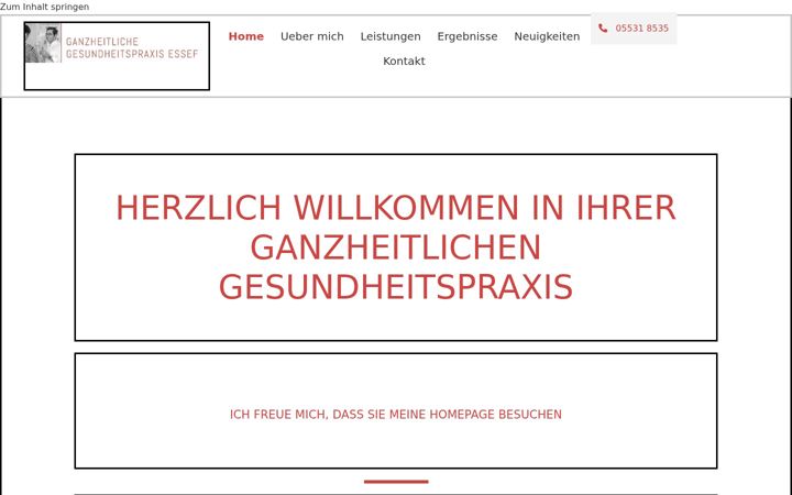 Screenshot of praxis-essef.de