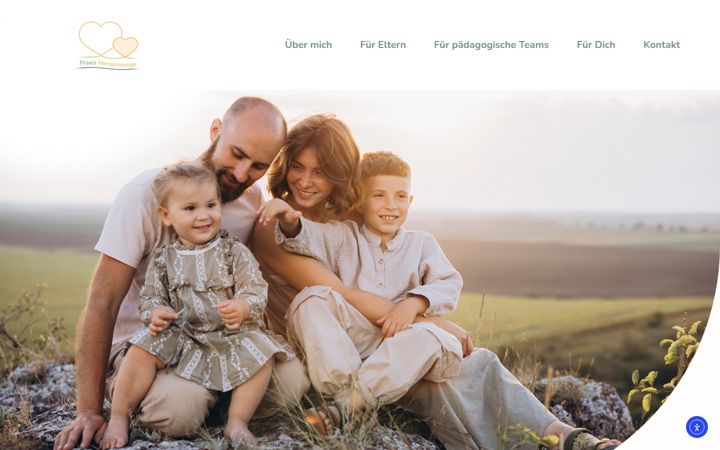 Screenshot of praxis-herzenswege.com
