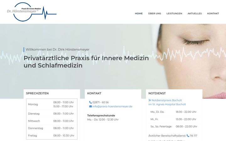Screenshot of praxis-hoerstensmeyer.de