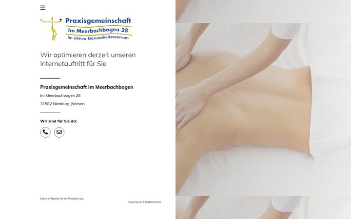 Képernyőkép: praxis-im-meerbachbogen.de