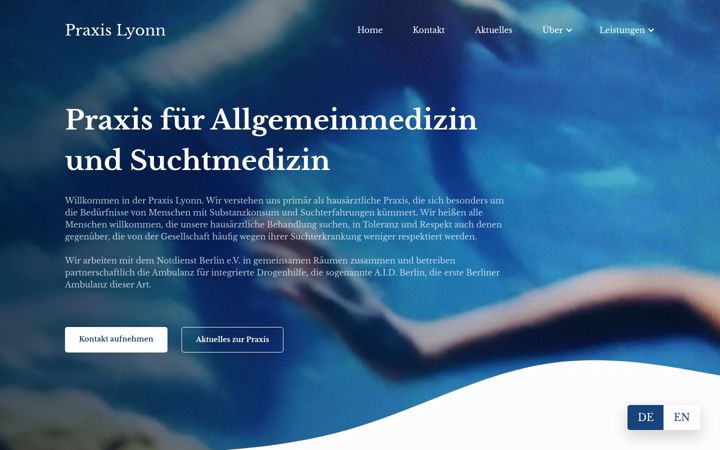 Screenshot of praxis-lyonn-aid.de
