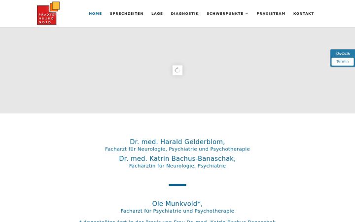 Screenshot of praxis-neuronord.de