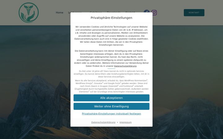 Screenshot of praxis-rapti.de