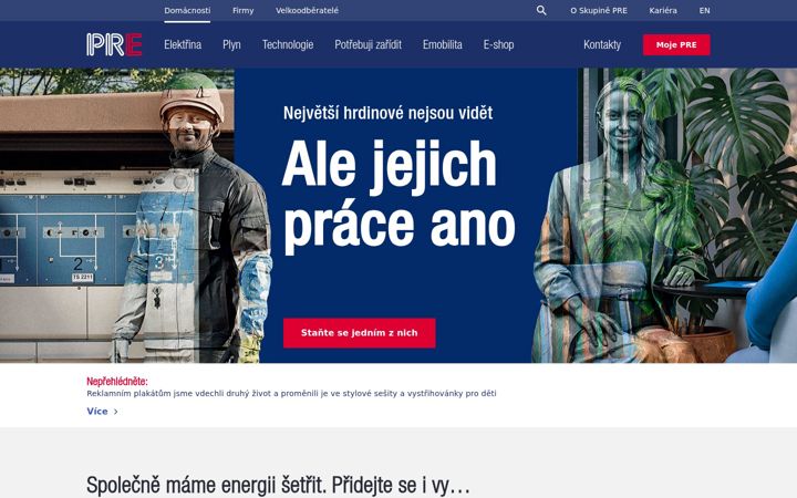 Zrzut ekranu pre.cz