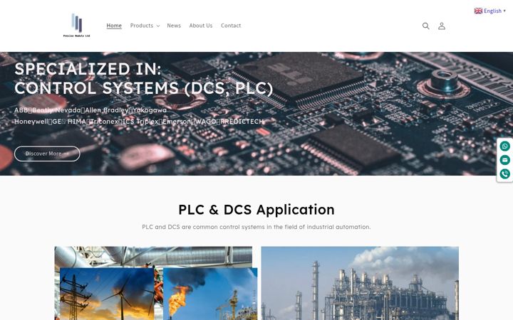 Screenshot of precisemodule.com