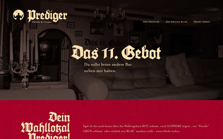 Screenshot of predigerbar.de